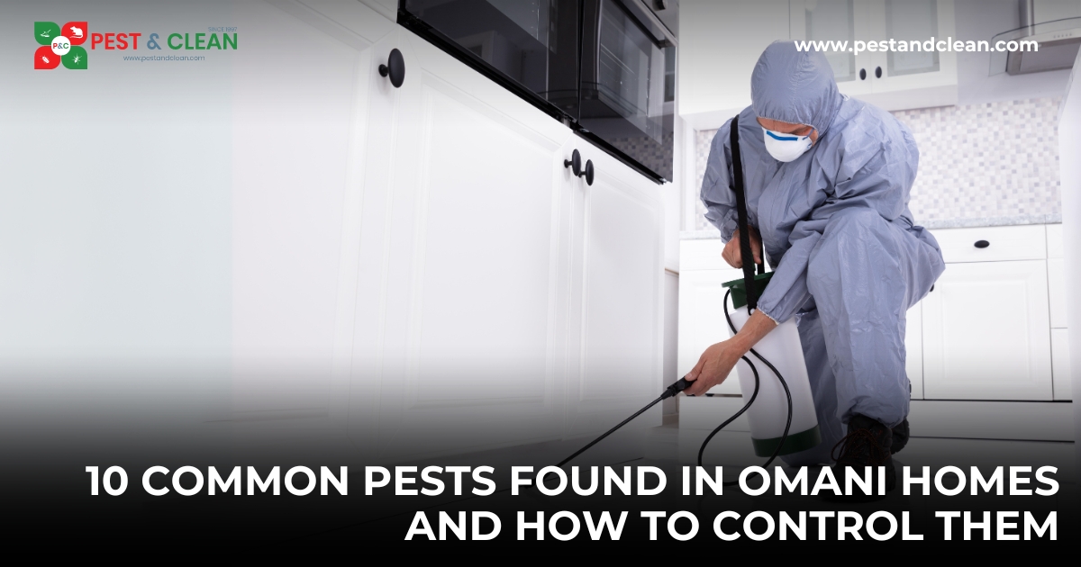 10 Common Pests Found in Omani Homes and How to Control Them